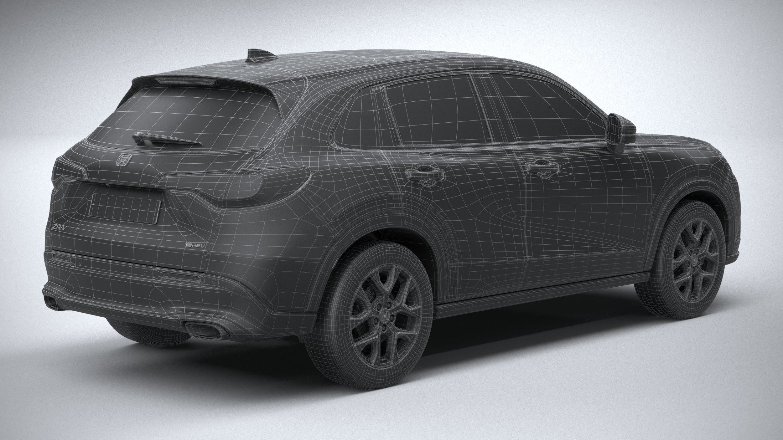 Acura ZR-V base 2024 3D model_29