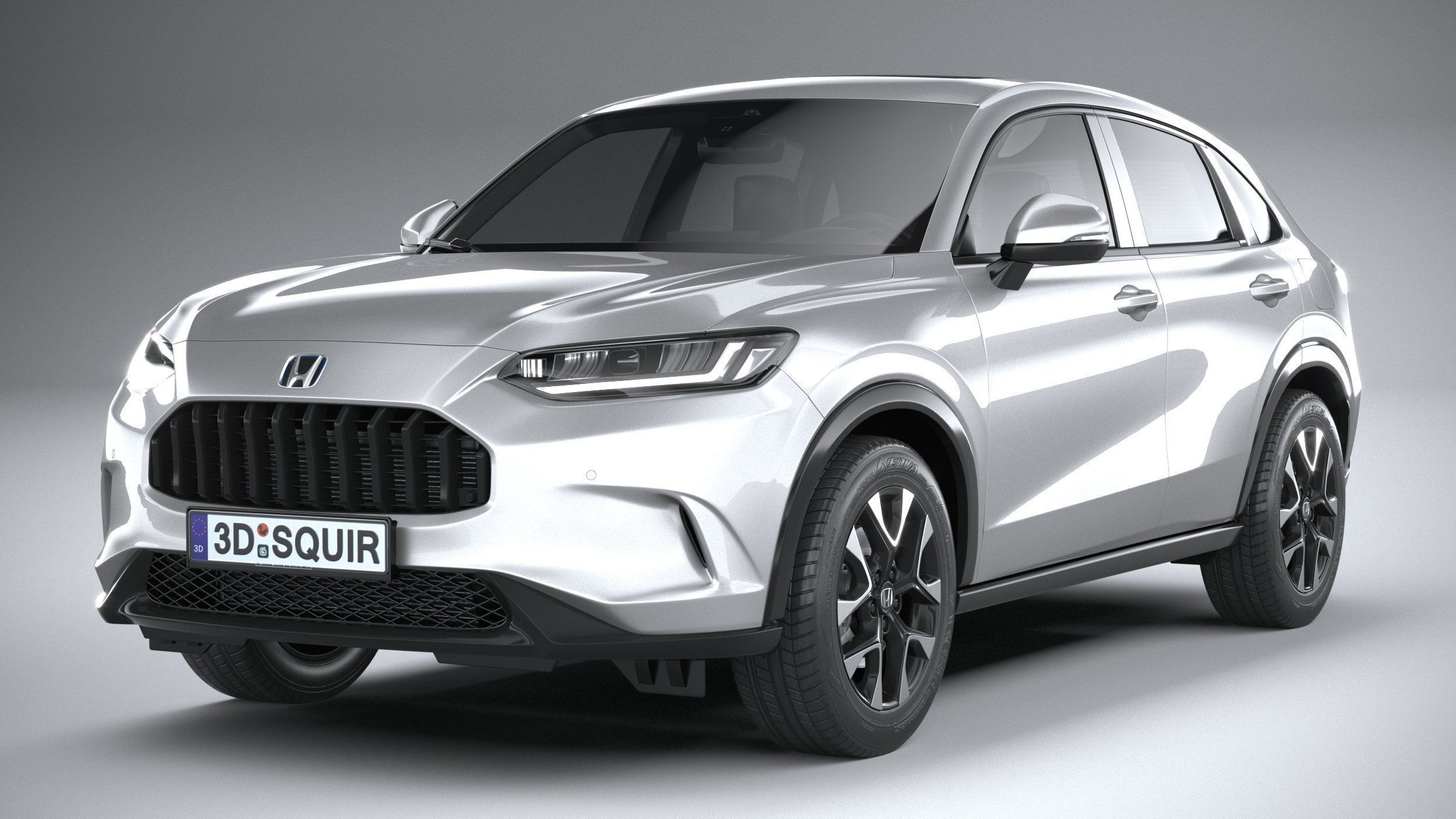 Acura ZR-V base 2024 3D model_2