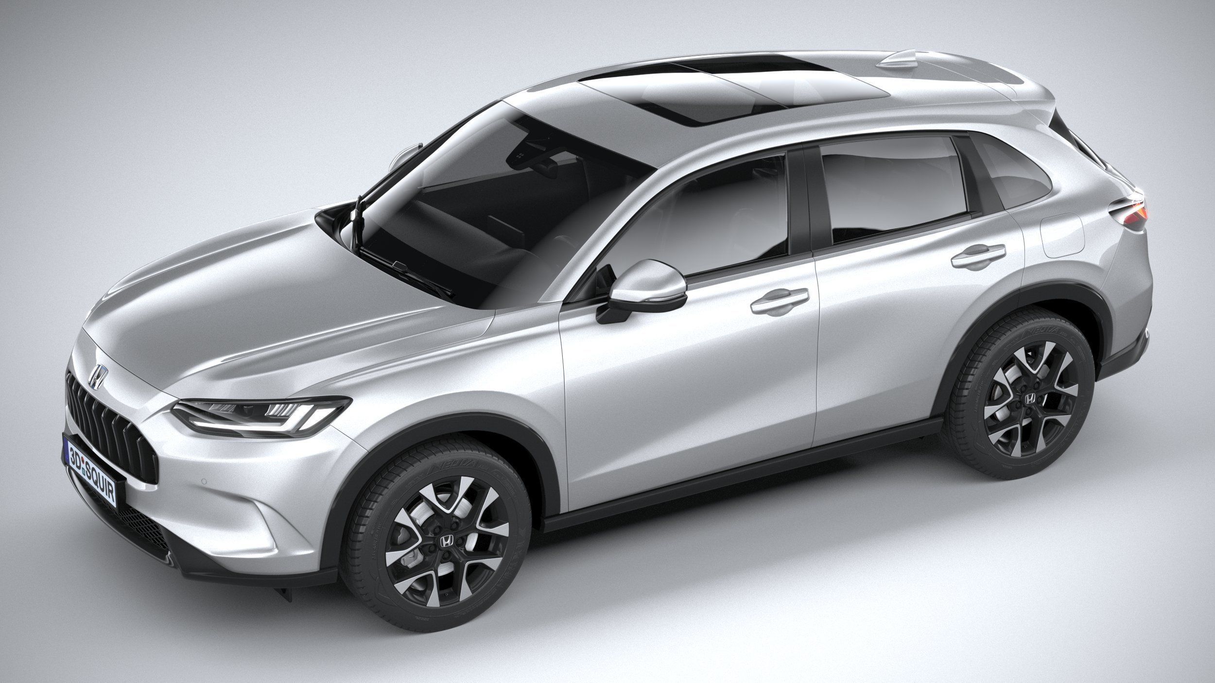 Acura ZR-V base 2024 3D model_7