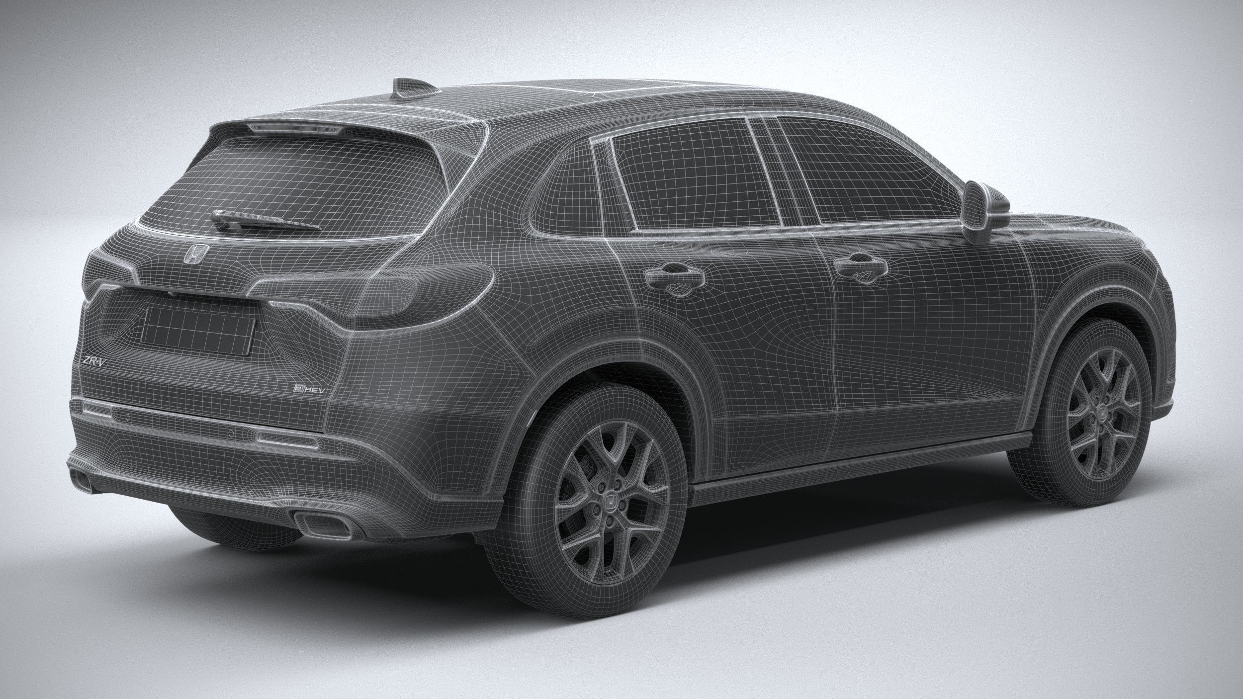 Acura ZR-V base 2024 3D model_27