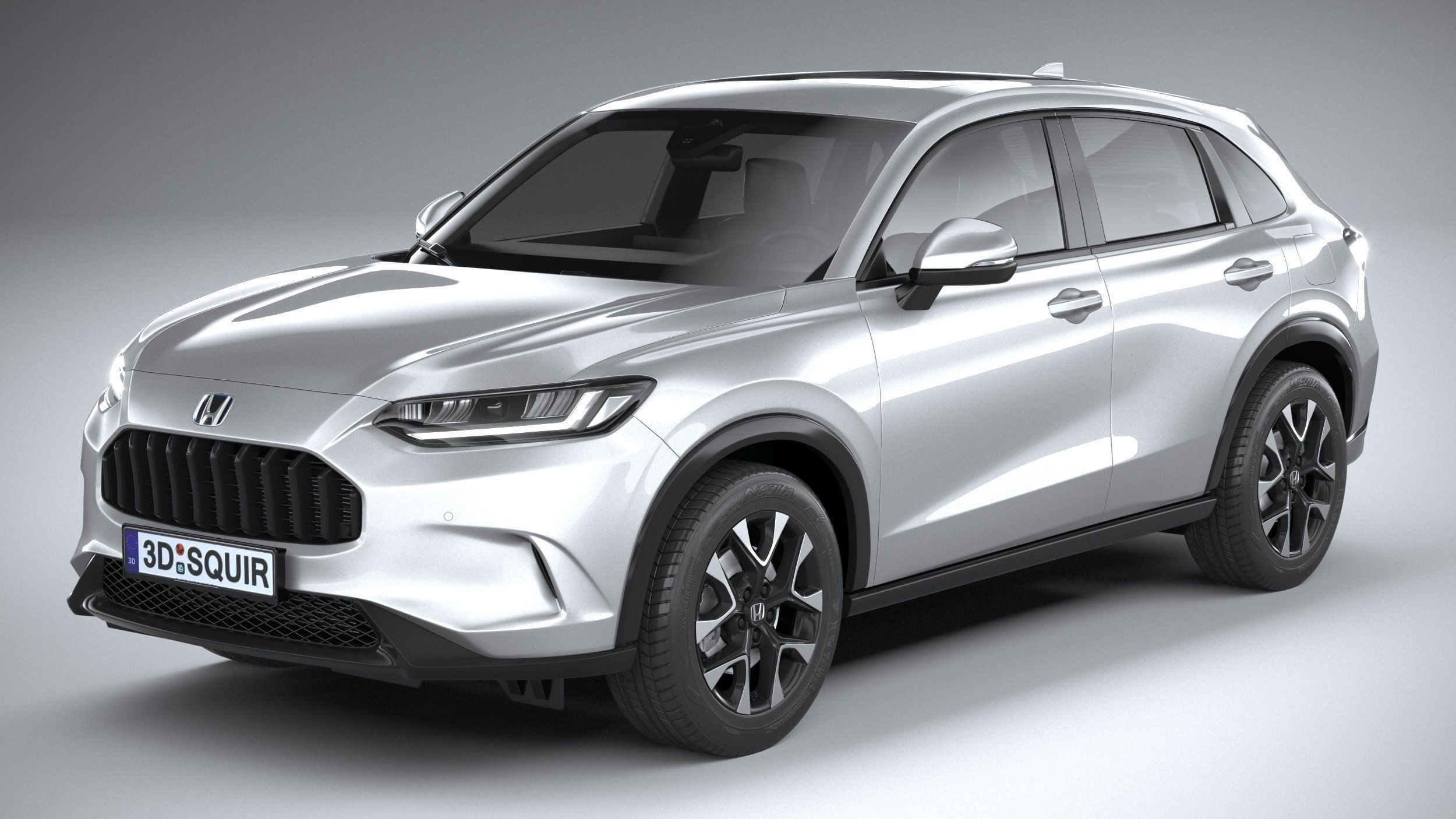 Acura ZR-V base 2024 3D model_1