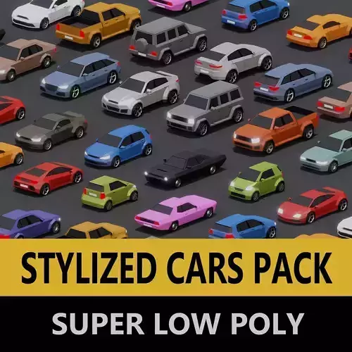 Stylized Lowpoly Cars