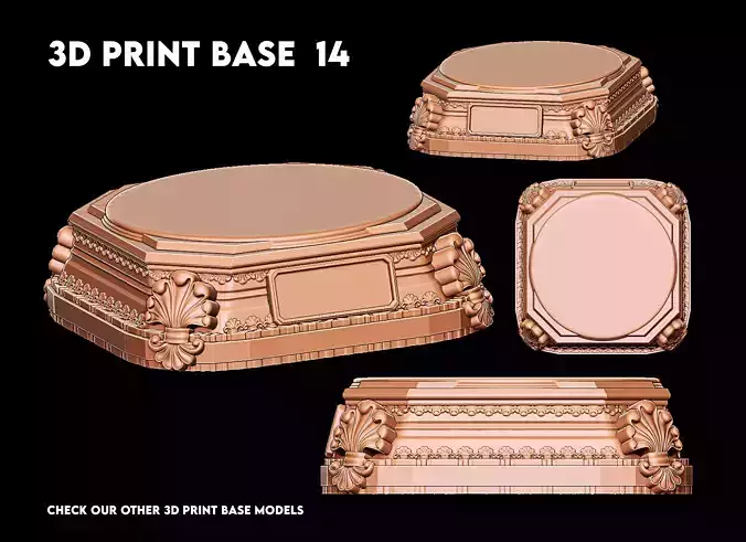 3D Print Base 14 3D print model