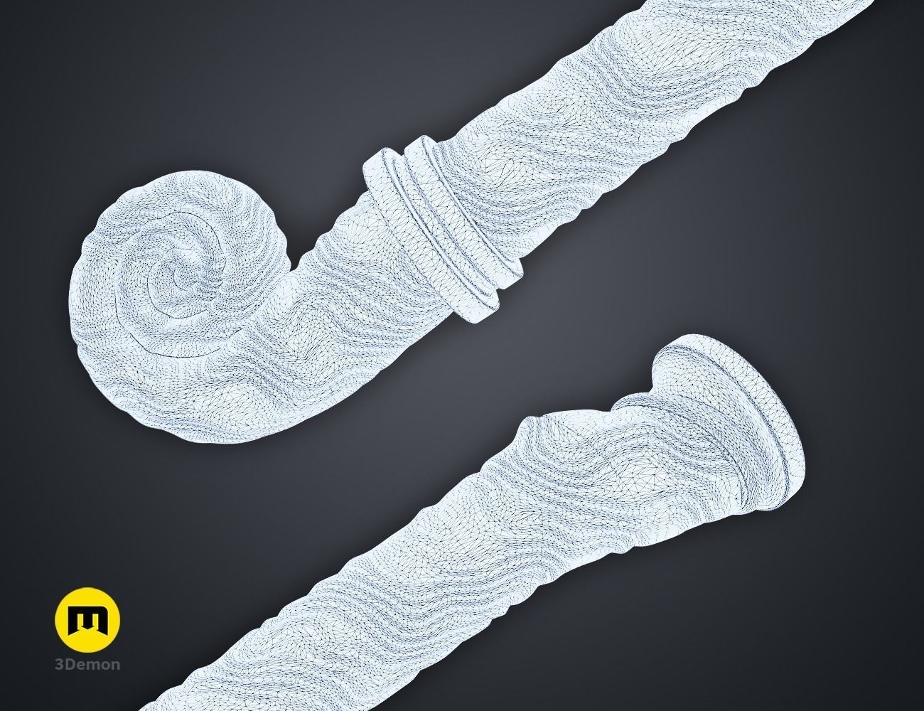 Hogwarts Legacy Wands Bundle 3D print model_33