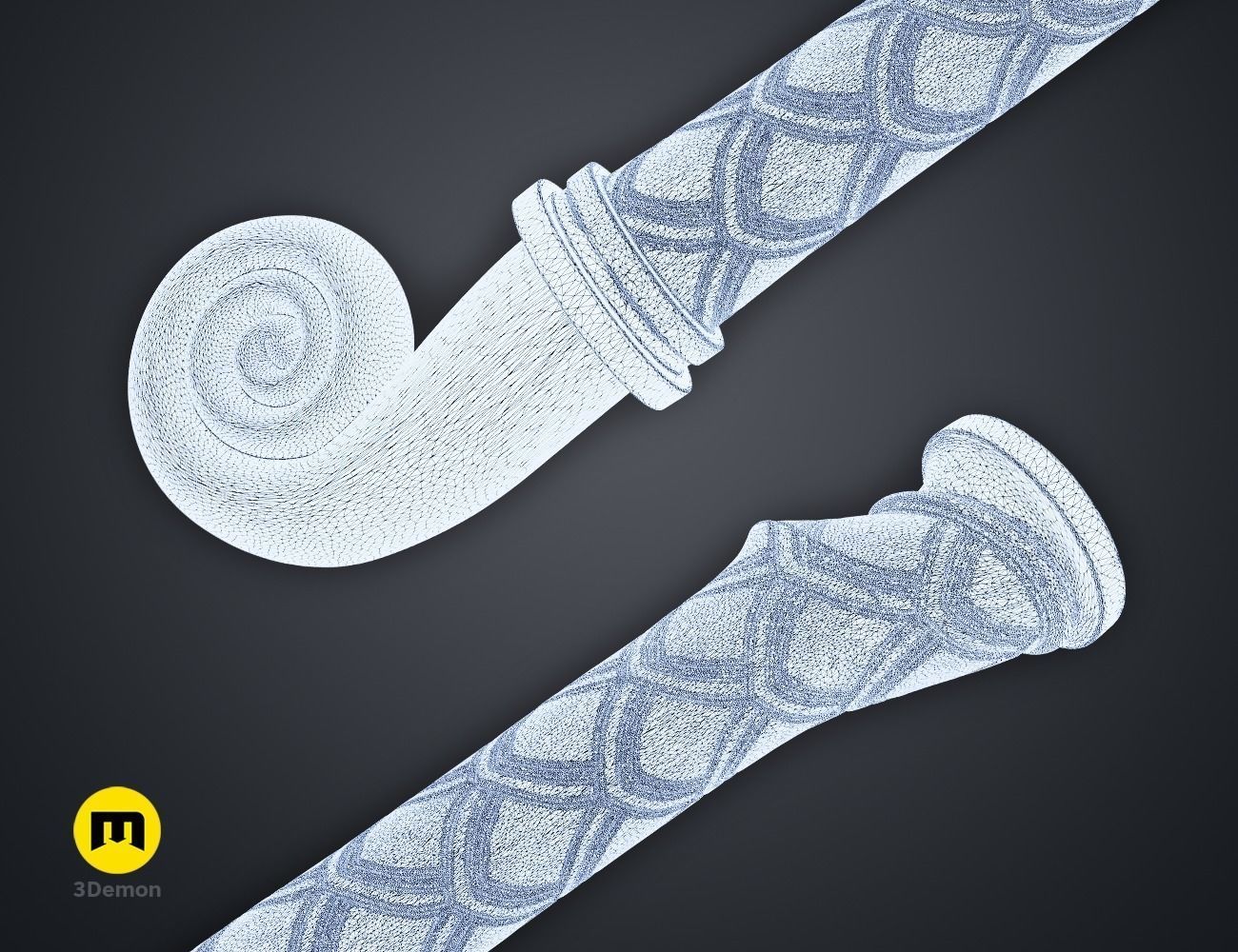 Hogwarts Legacy Wands Bundle 3D print model_32