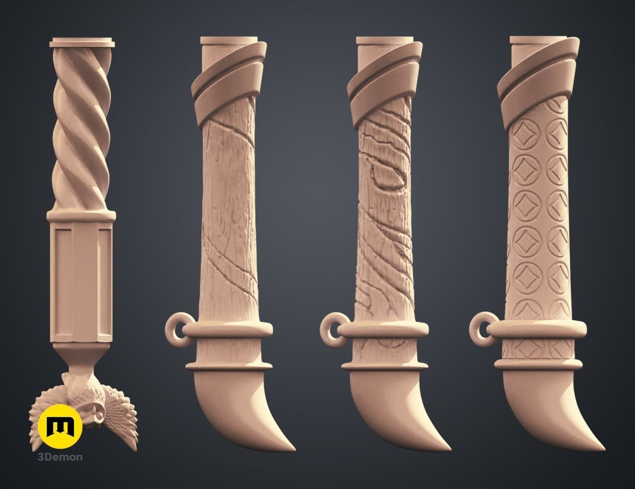 Hogwarts Legacy Wands Bundle 3D print model_15
