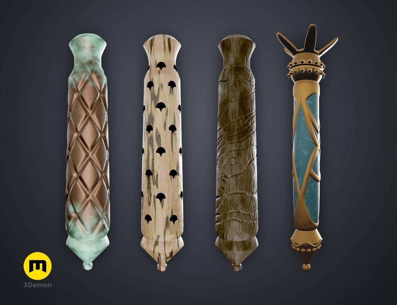 Hogwarts Legacy Wands Bundle 3D print model_9