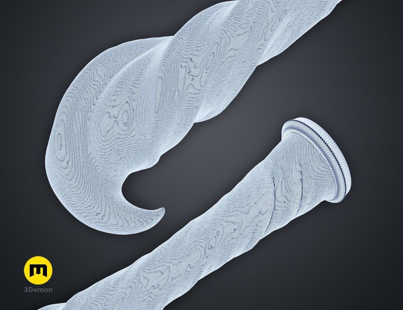 Hogwarts Legacy Wands Bundle 3D print model_25