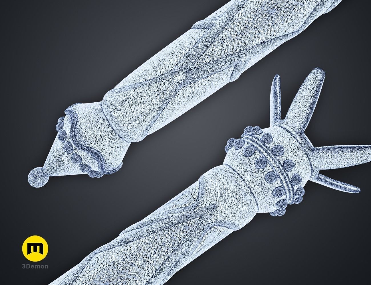 Hogwarts Legacy Wands Bundle 3D print model_28