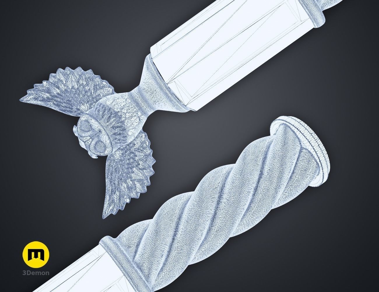 Hogwarts Legacy Wands Bundle 3D print model_17