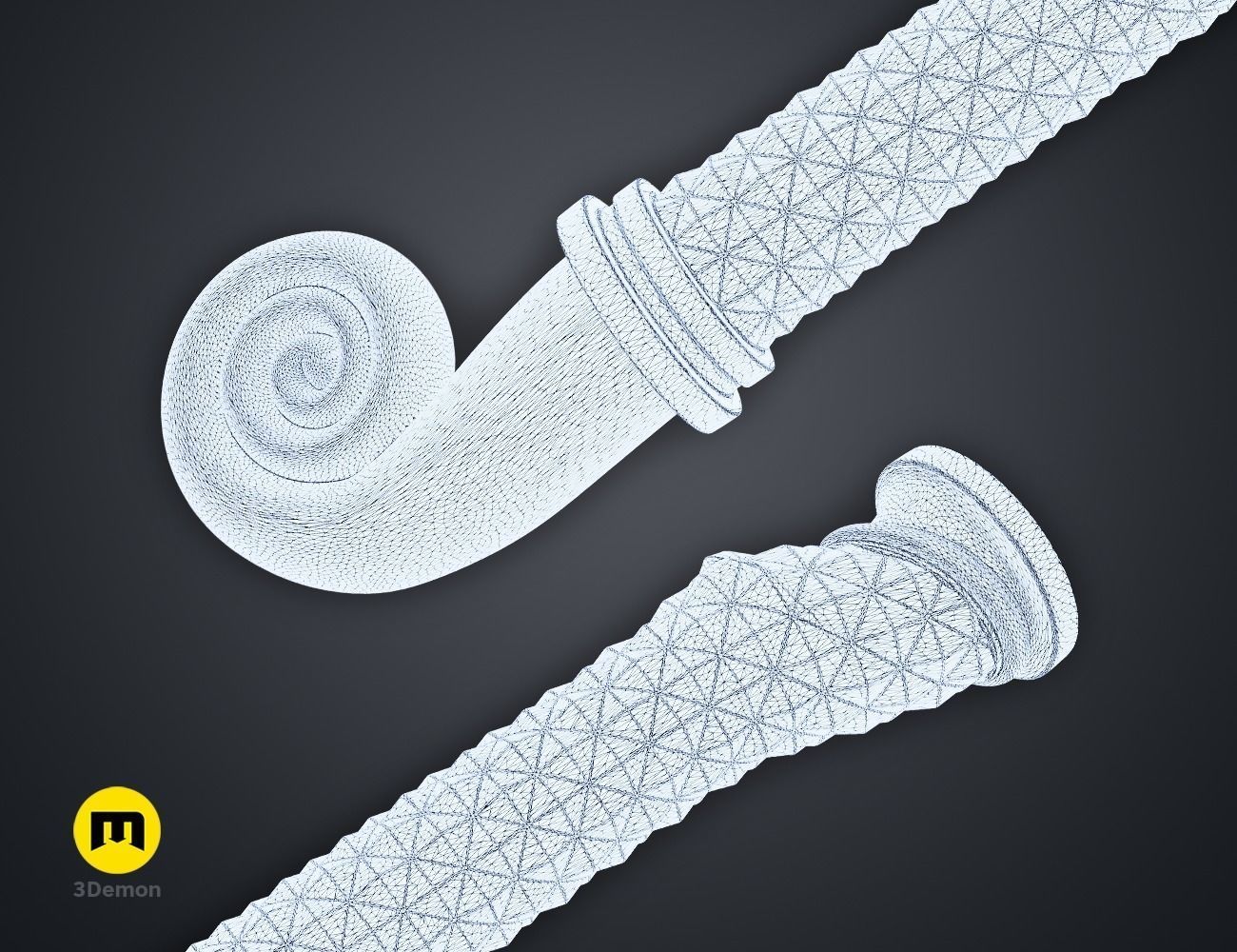 Hogwarts Legacy Wands Bundle 3D print model_34
