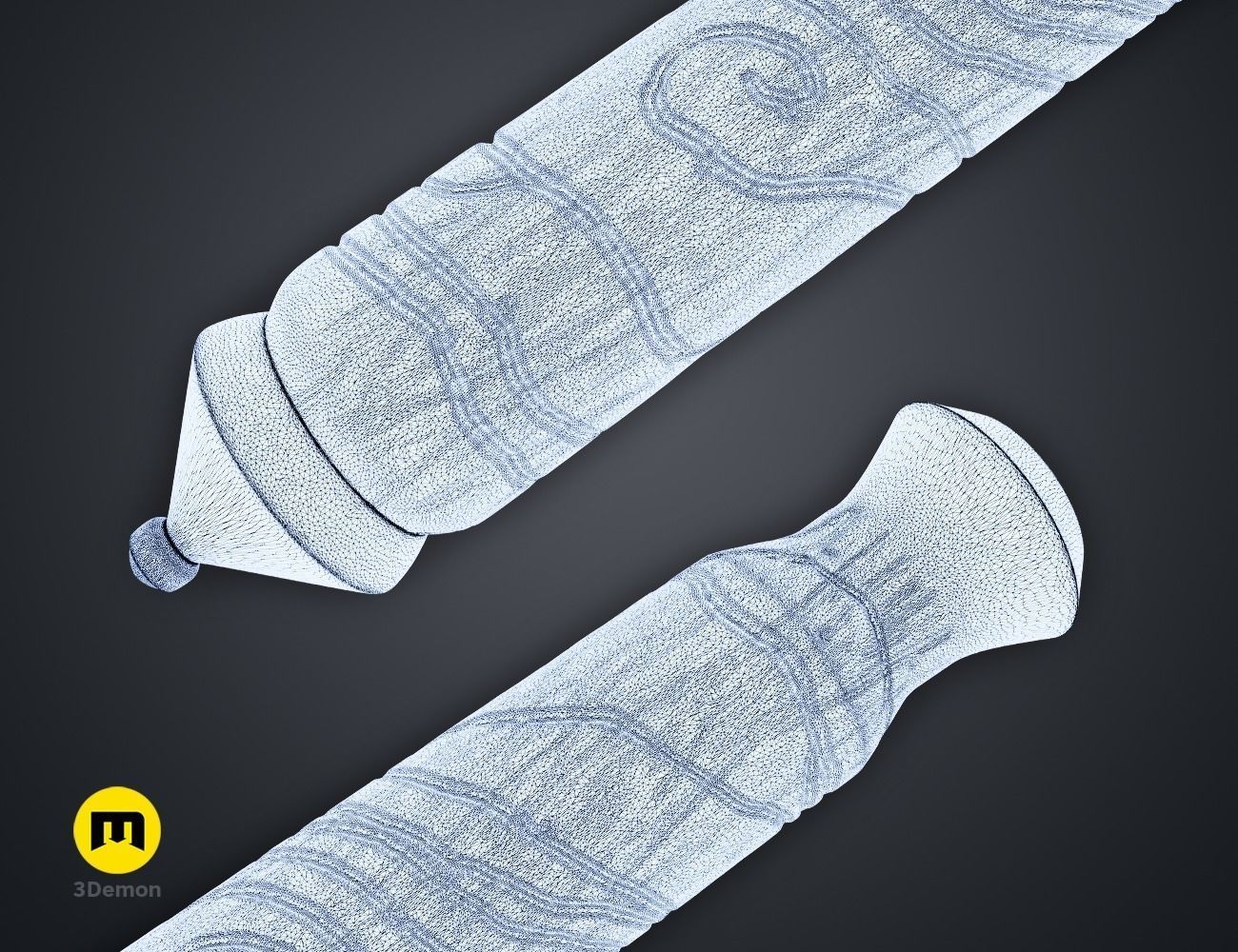 Hogwarts Legacy Wands Bundle 3D print model_23