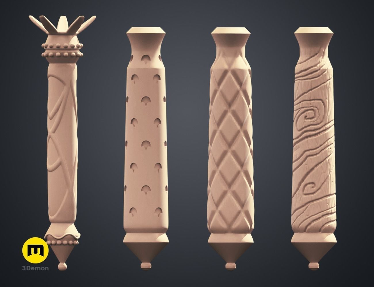 Hogwarts Legacy Wands Bundle 3D print model_11