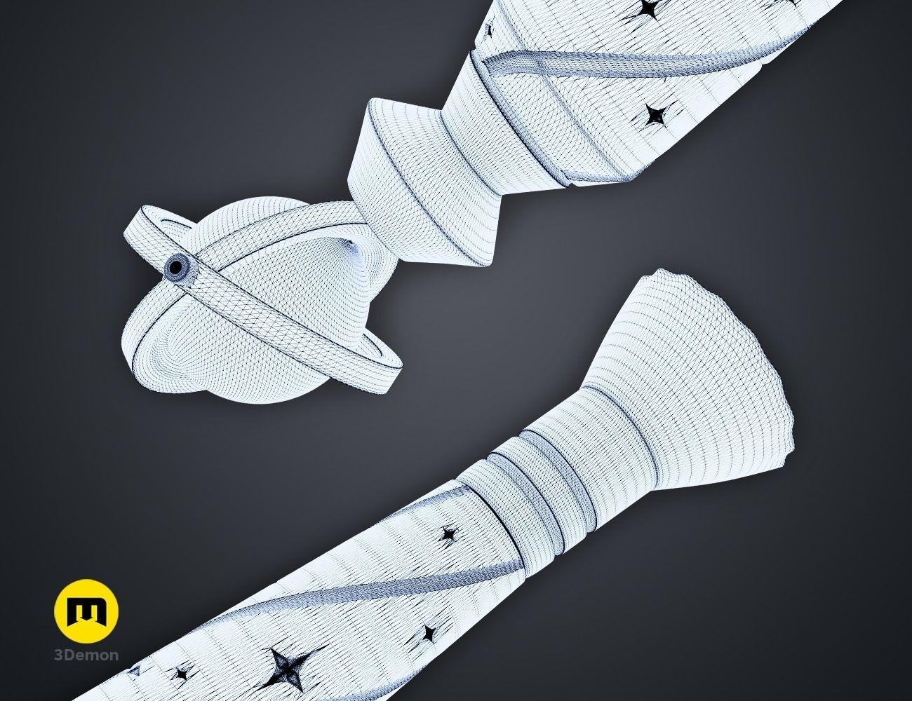 Hogwarts Legacy Wands Bundle 3D print model_20