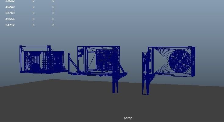 Cool Breeze AC Units for Ultimate Comfort Low-poly 3D model_20