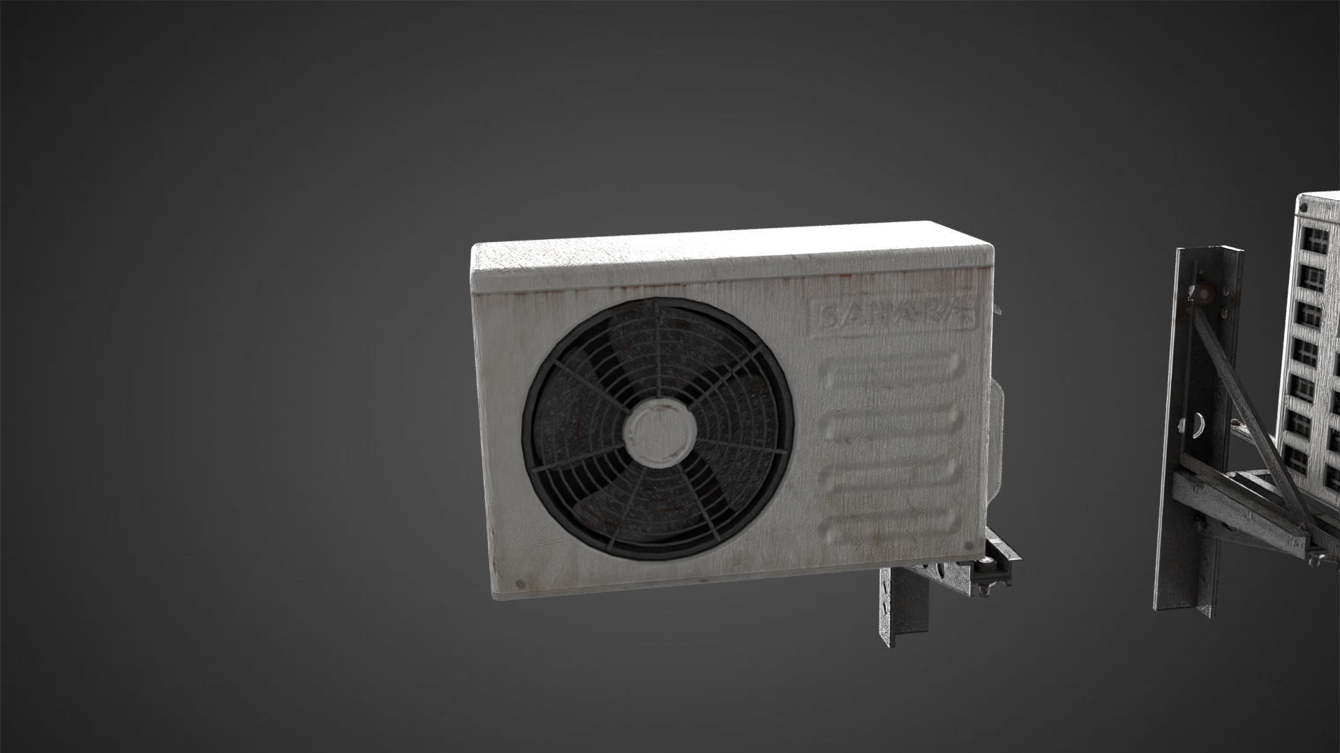 Cool Breeze AC Units for Ultimate Comfort Low-poly 3D model_1