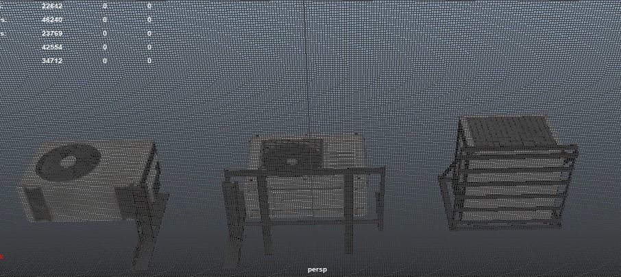 Cool Breeze AC Units for Ultimate Comfort Low-poly 3D model_29