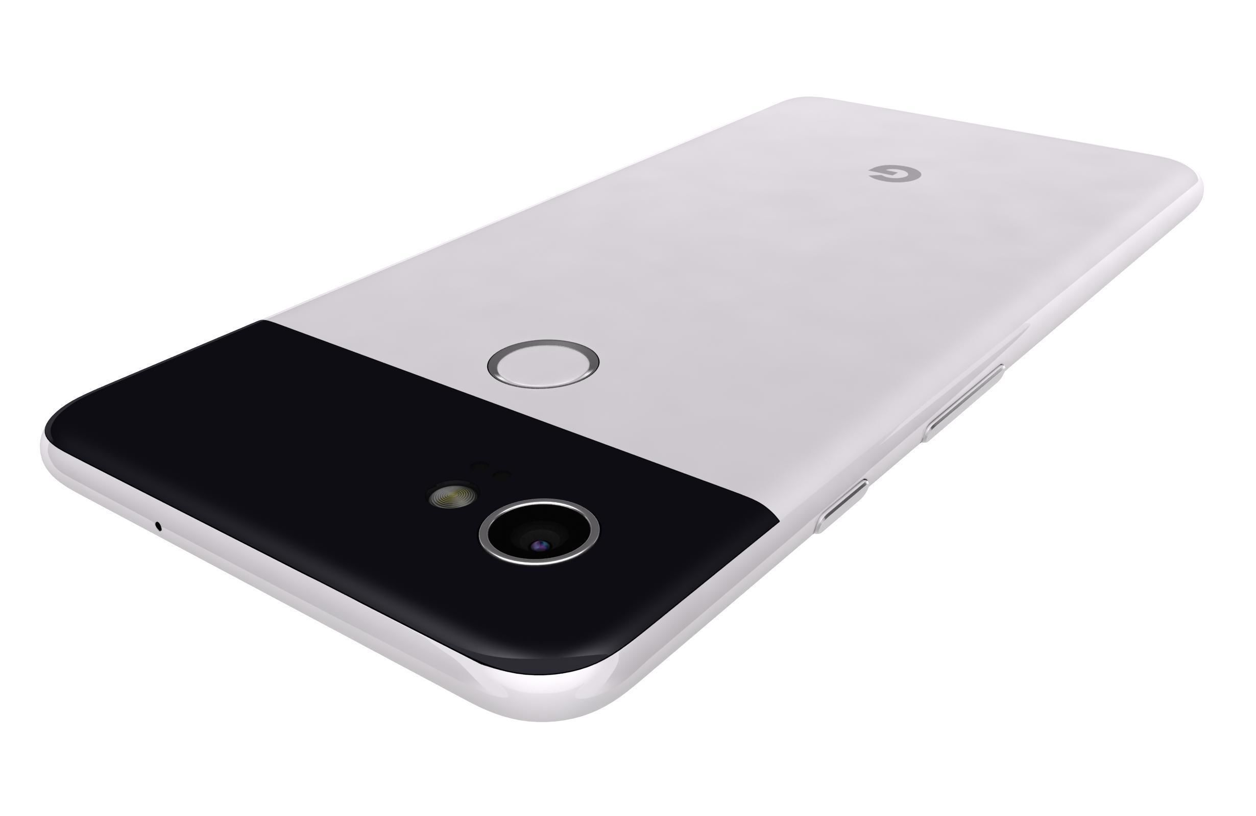 Google Pixel 2 XL White Low-poly 3D model_15