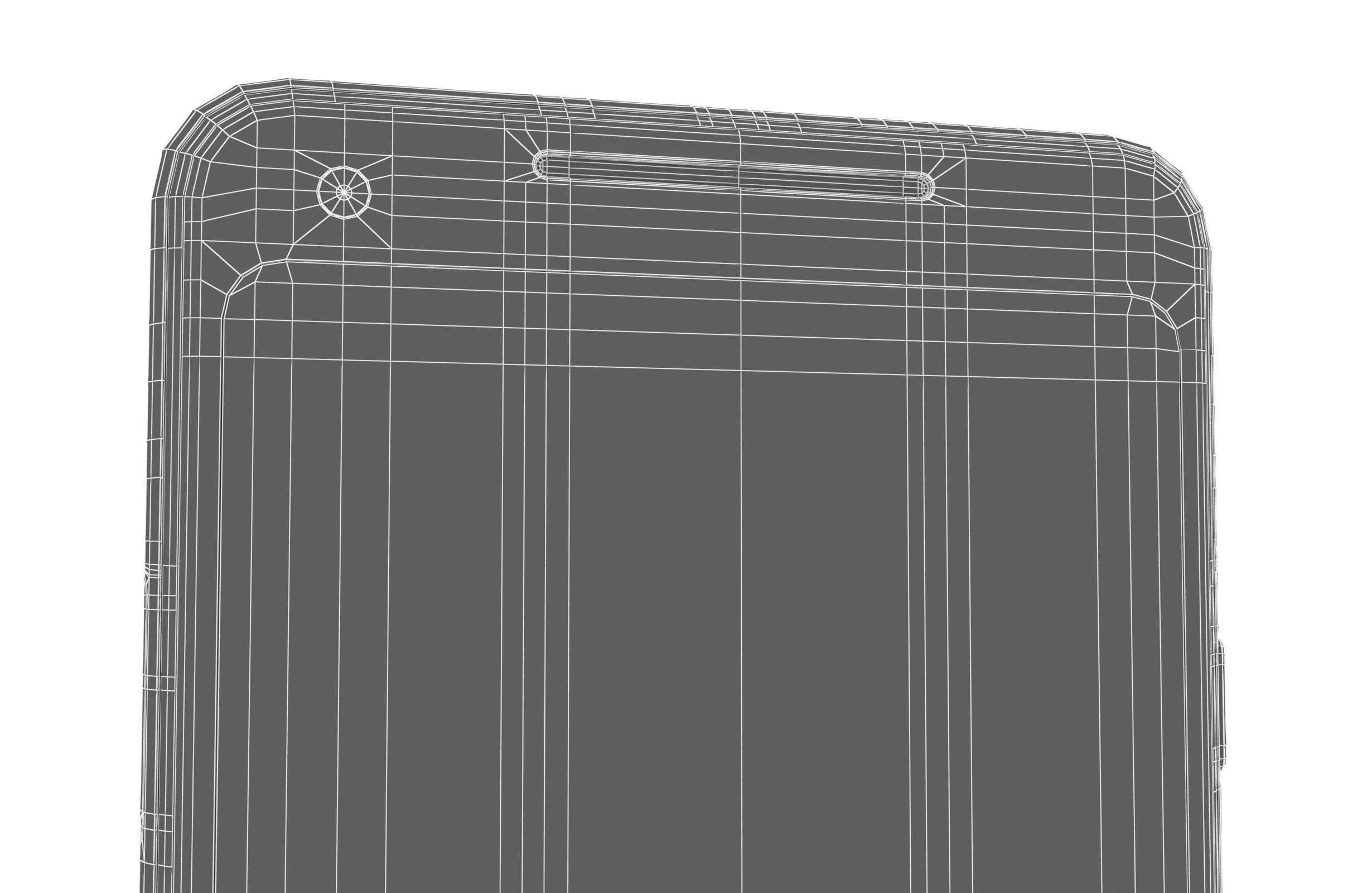 Google Pixel 2 XL Black And White Low-poly 3D model_27