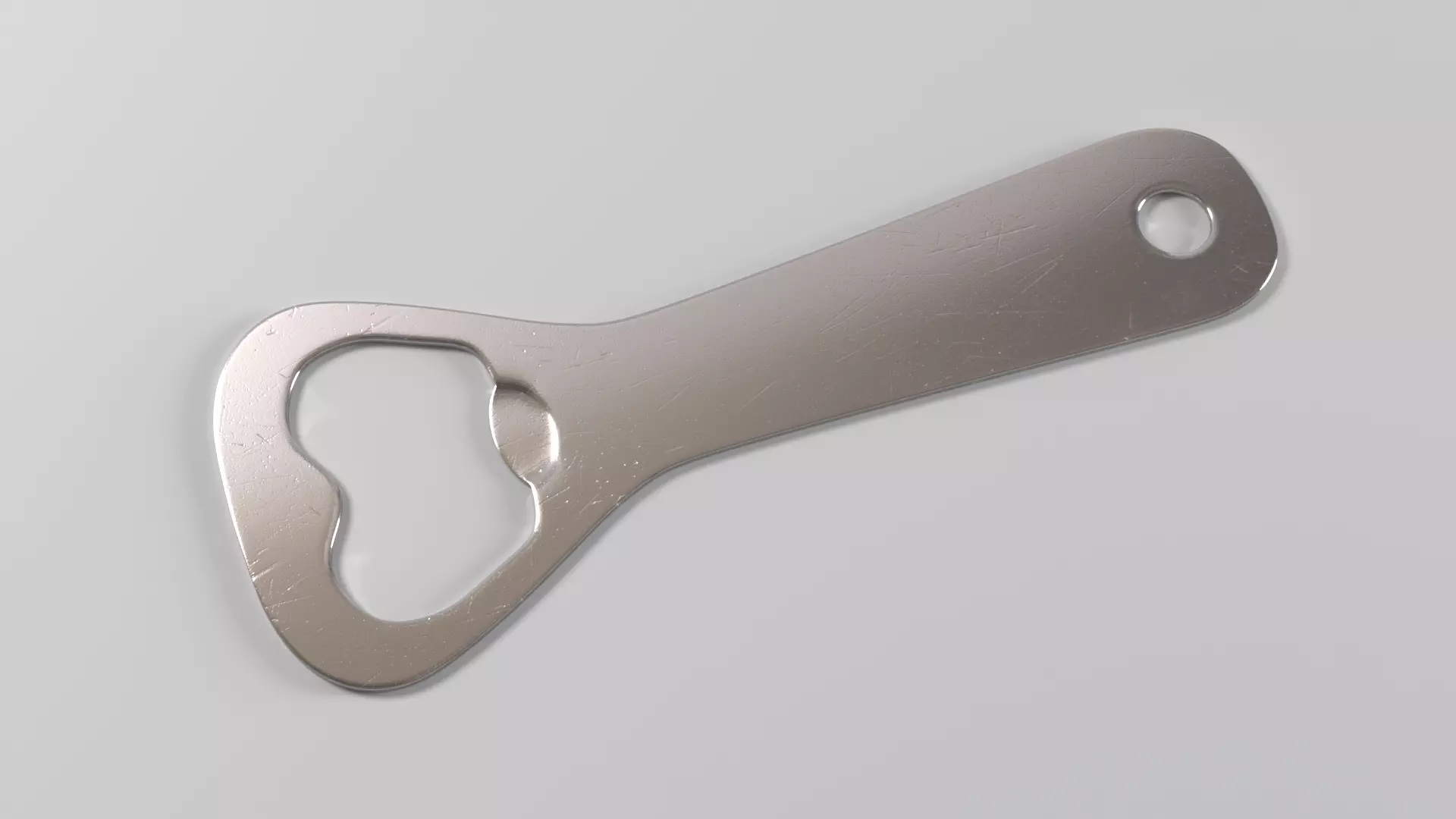 Metal Bottle Opener 3D model