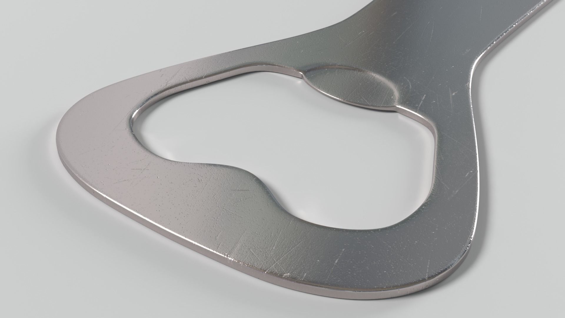 Metal Bottle Opener 3D model | CGTrader