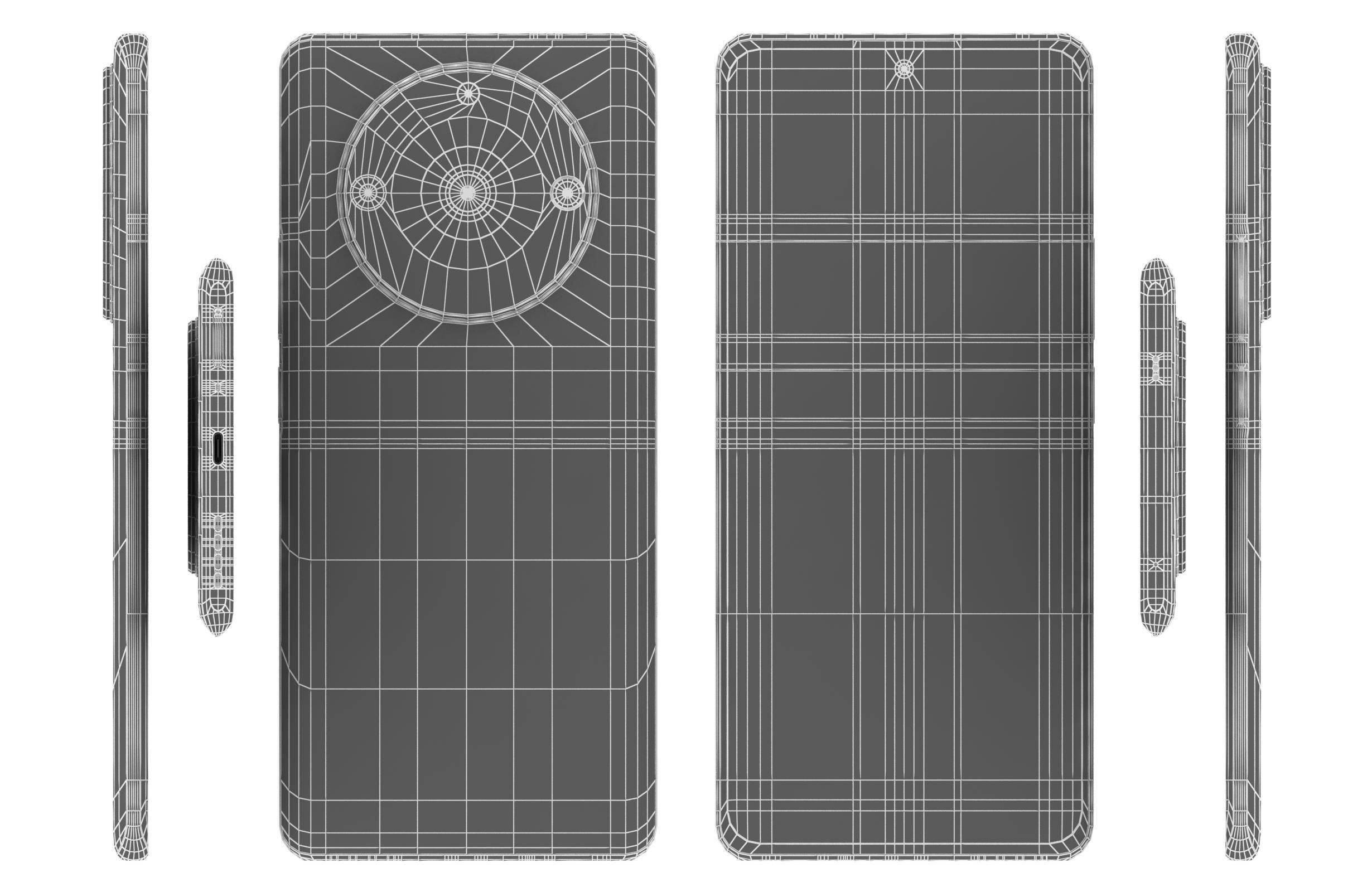 Realme 11 or 11 Pro And 11 Pro Plus Low-poly 3D model_114