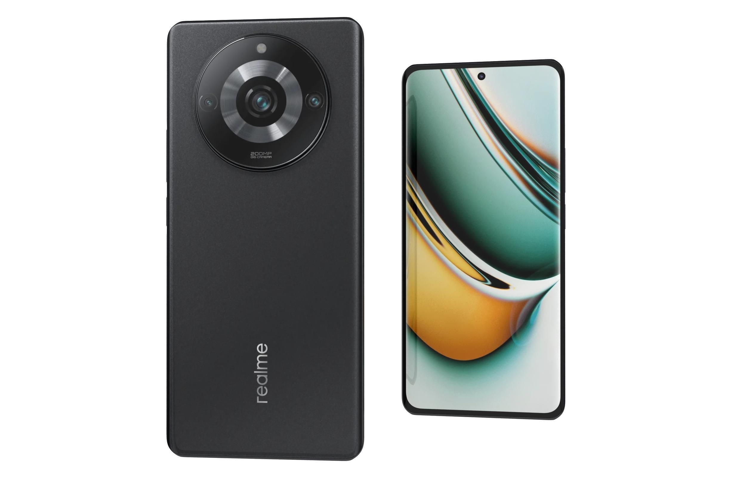 Realme 11 or 11 Pro And 11 Pro Plus Low-poly 3D model_86