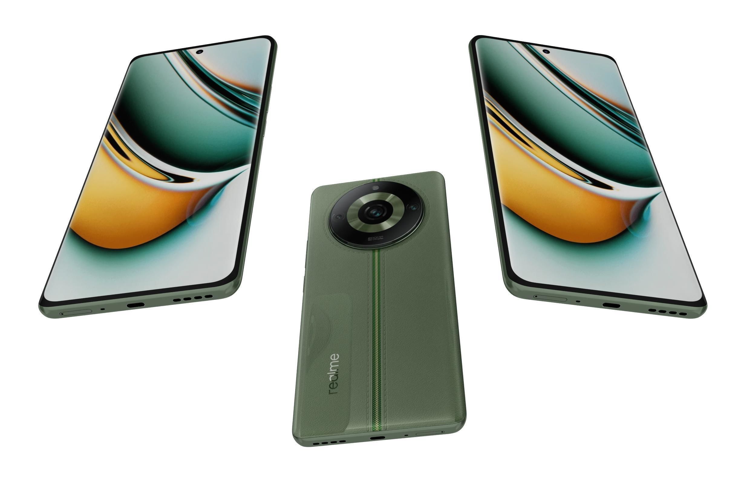 Realme 11 or 11 Pro And 11 Pro Plus Low-poly 3D model_91
