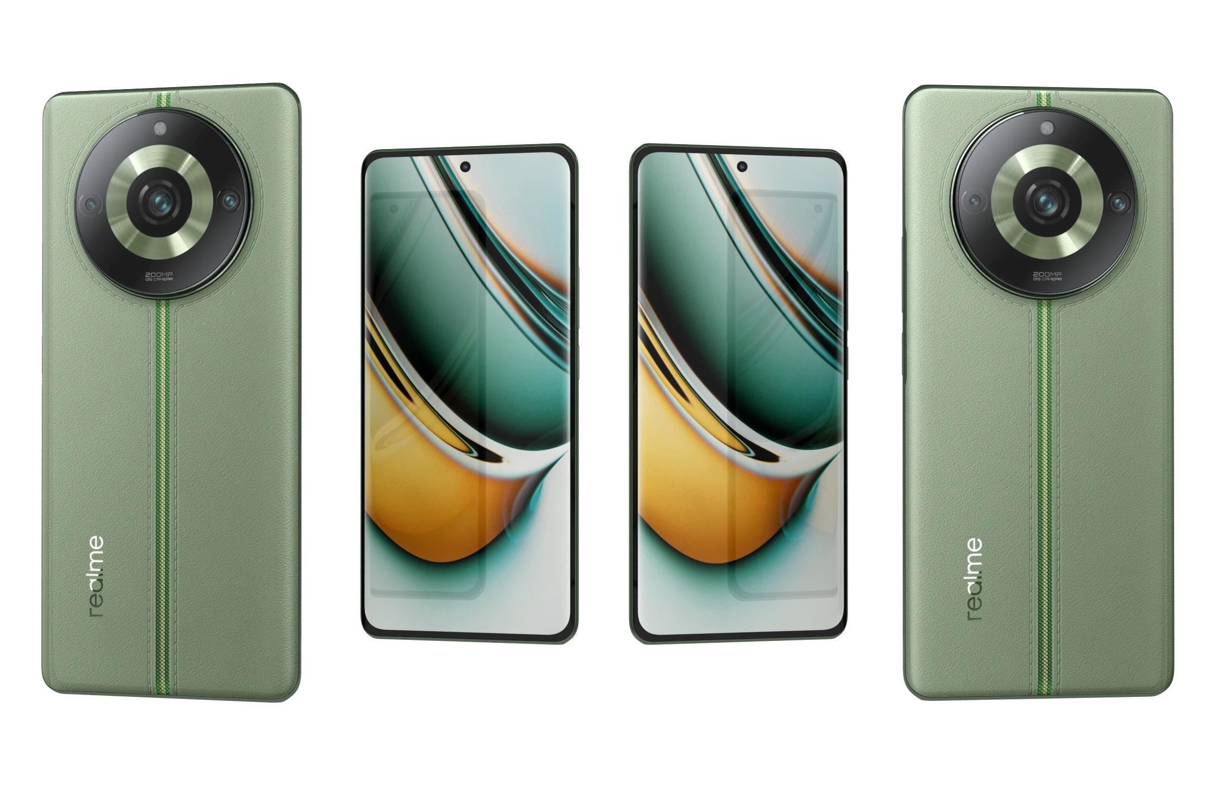 Realme 11 or 11 Pro And 11 Pro Plus Low-poly 3D model_92