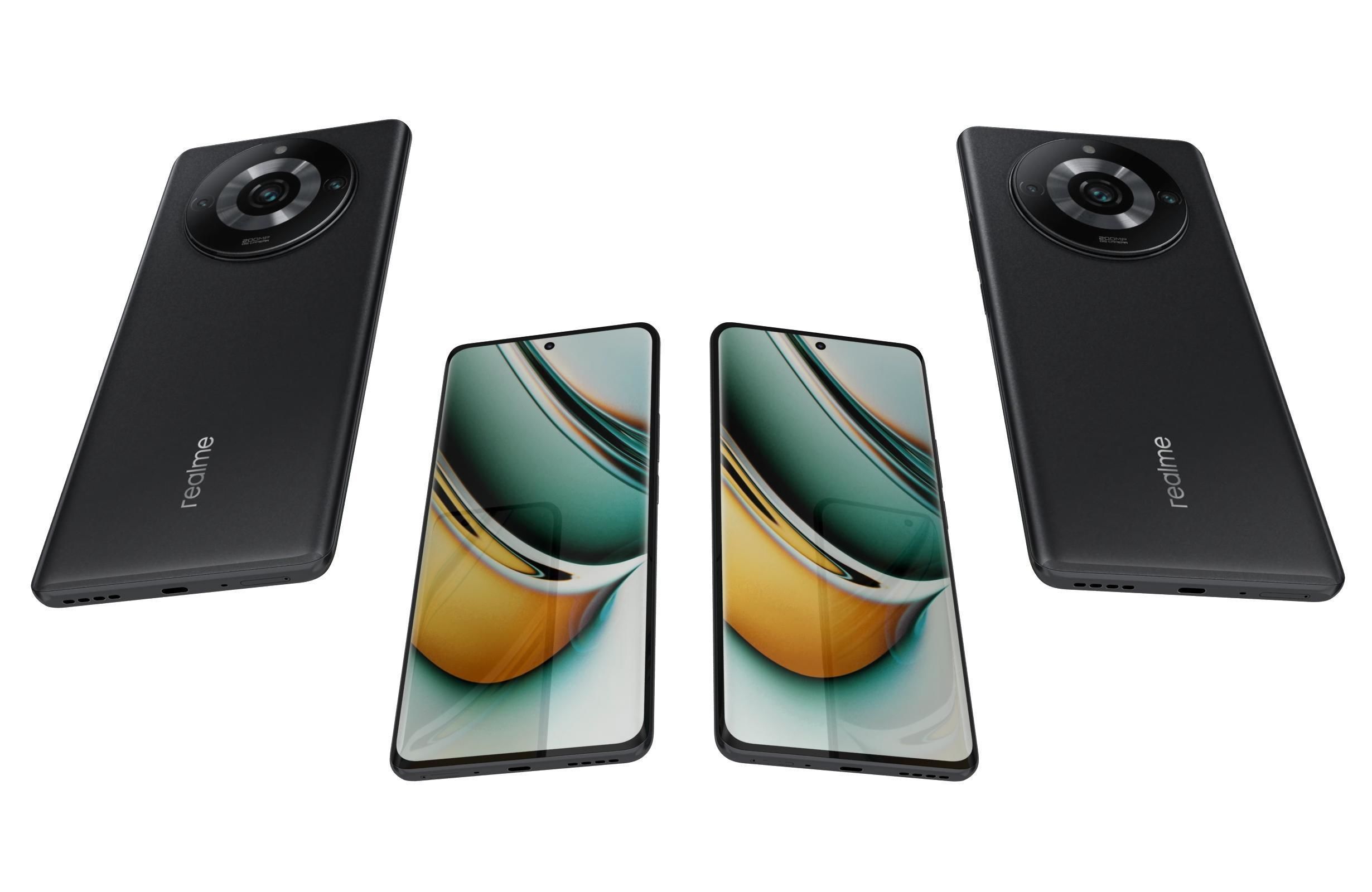 Realme 11 or 11 Pro And 11 Pro Plus Low-poly 3D model_84