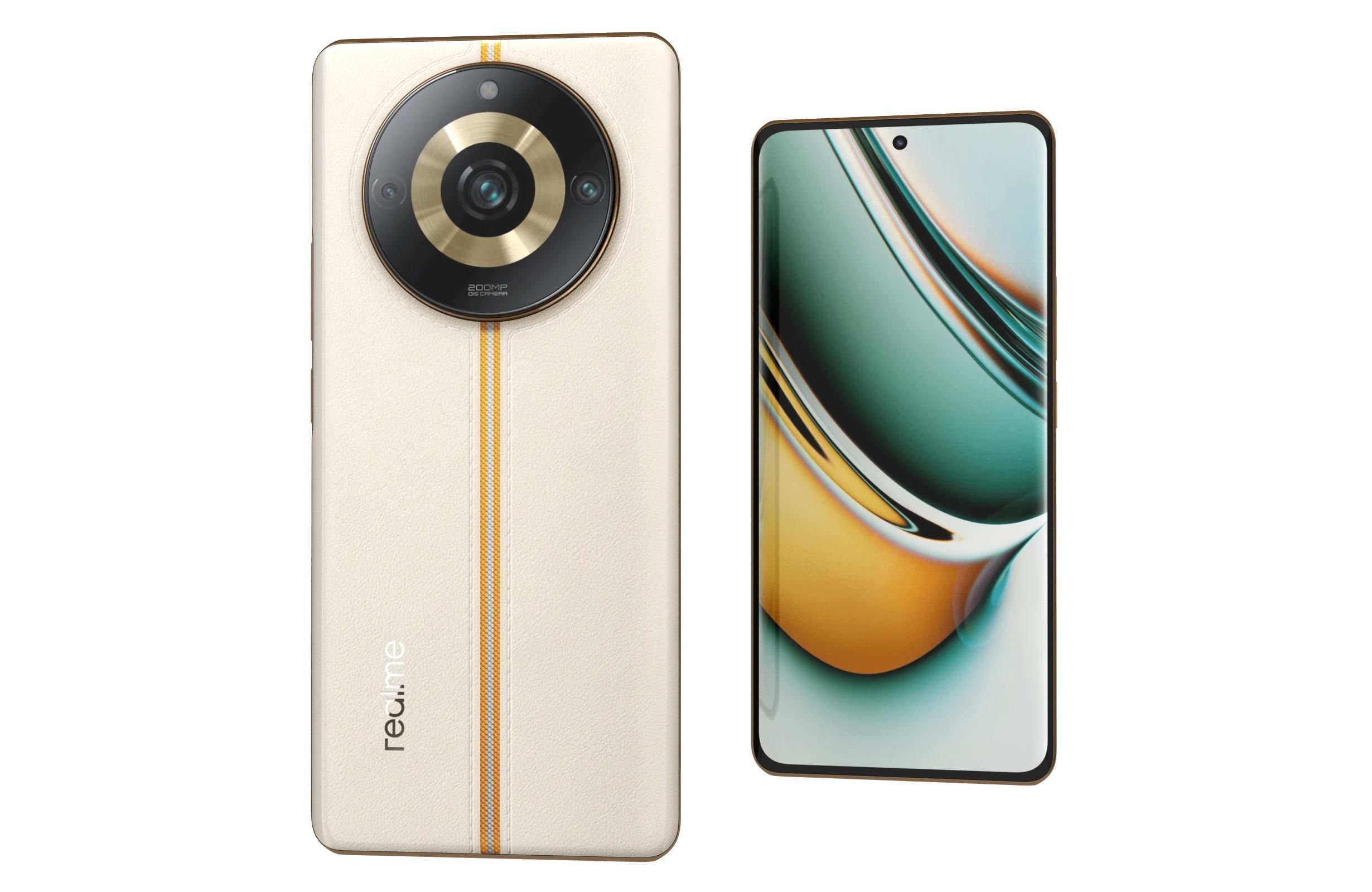 Realme 11 or 11 Pro And 11 Pro Plus Low-poly 3D model_108