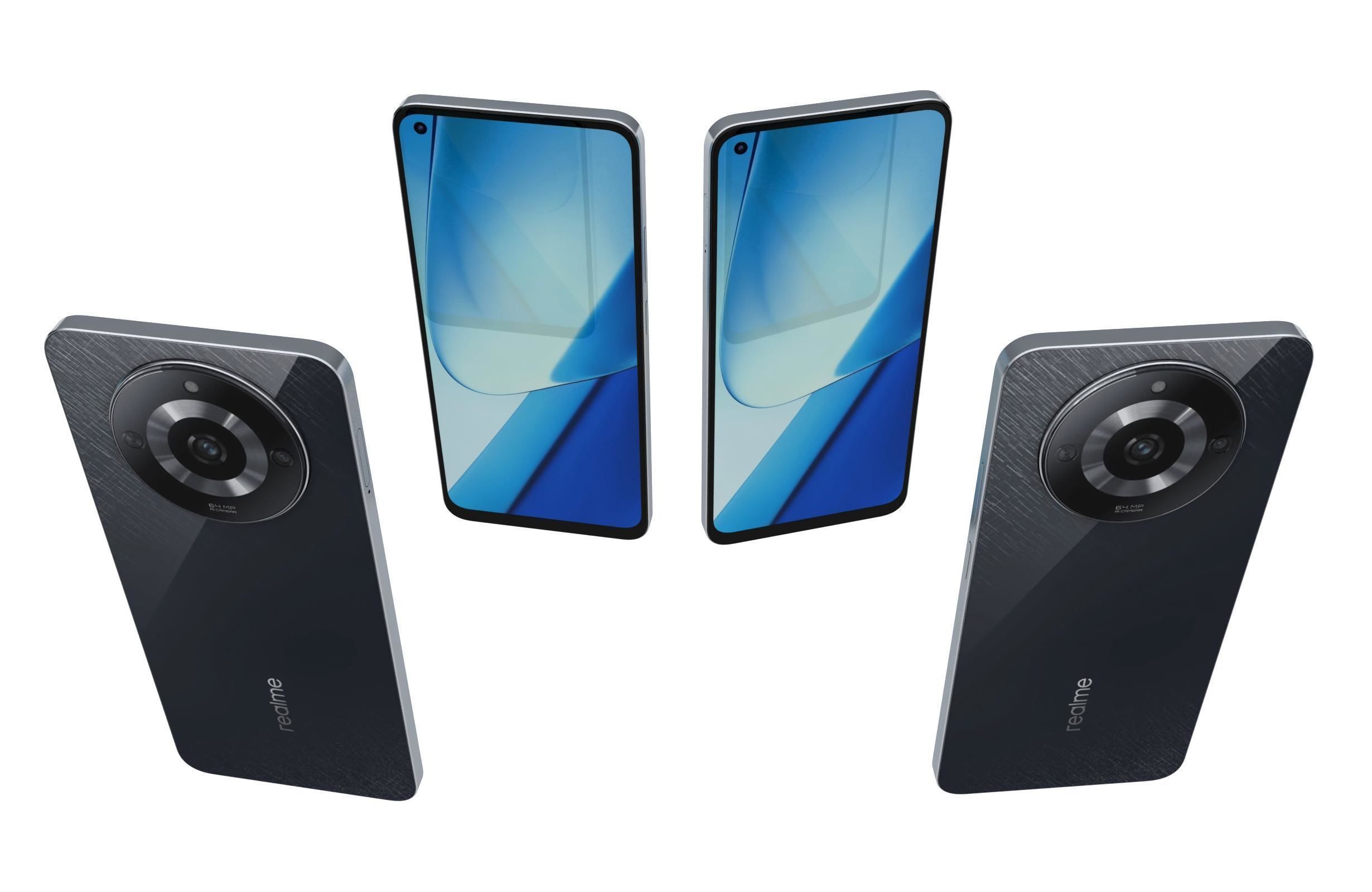 Realme 11 or 11 Pro And 11 Pro Plus Low-poly 3D model_51
