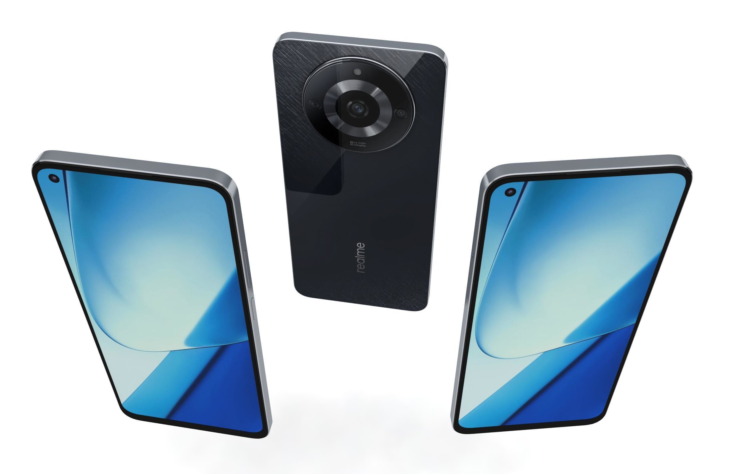 Realme 11 or 11 Pro And 11 Pro Plus Low-poly 3D model_48