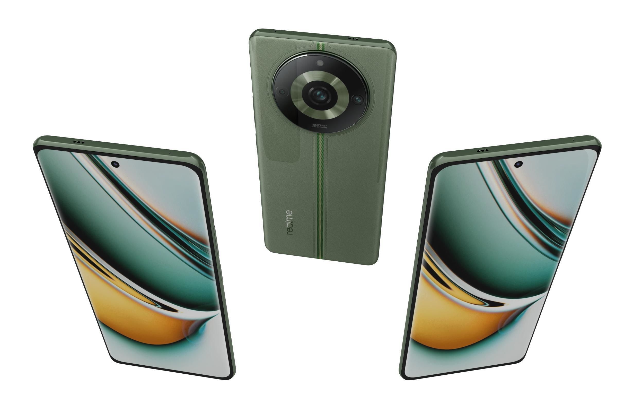 Realme 11 or 11 Pro And 11 Pro Plus Low-poly 3D model_101