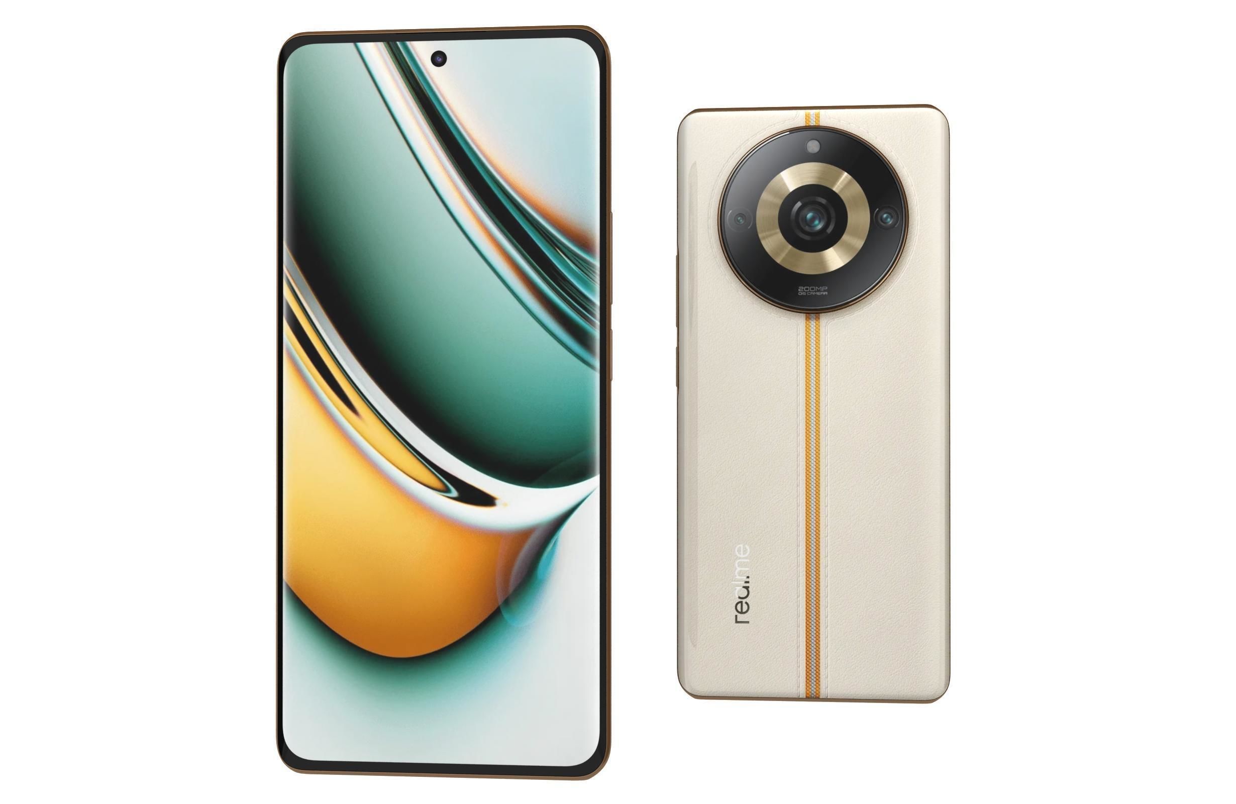 Realme 11 or 11 Pro And 11 Pro Plus Low-poly 3D model_107