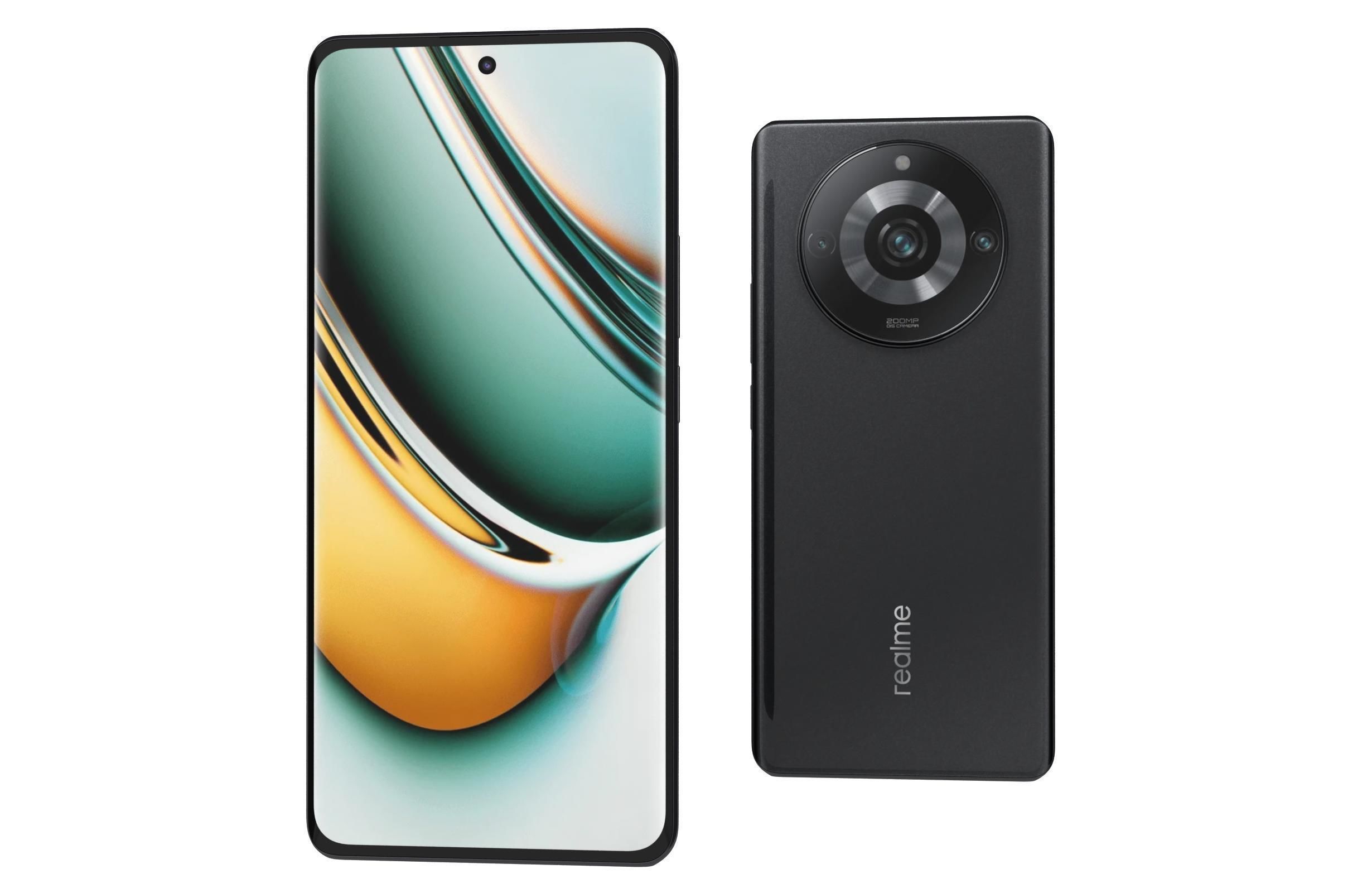 Realme 11 or 11 Pro And 11 Pro Plus Low-poly 3D model_85