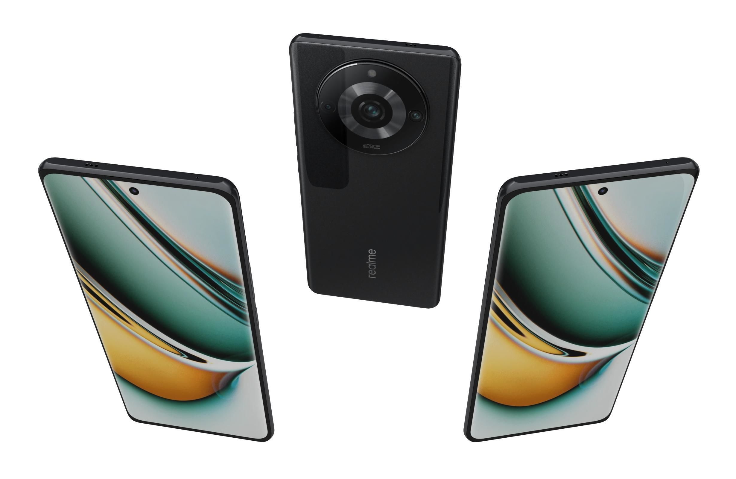 Realme 11 or 11 Pro And 11 Pro Plus Low-poly 3D model_80