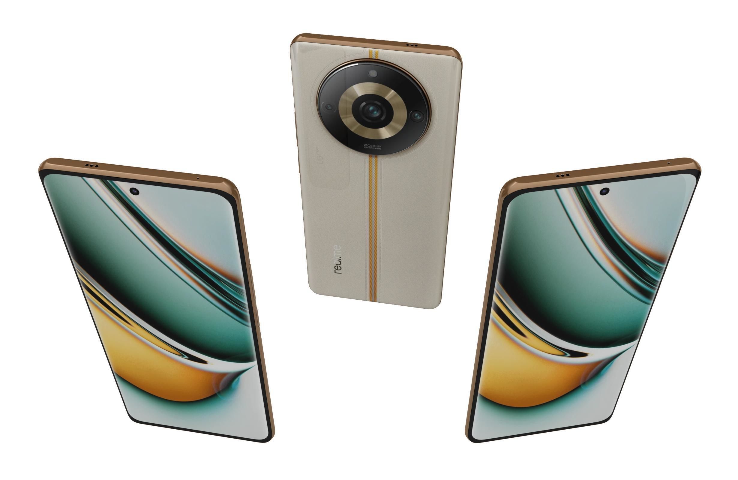 Realme 11 or 11 Pro And 11 Pro Plus Low-poly 3D model_103