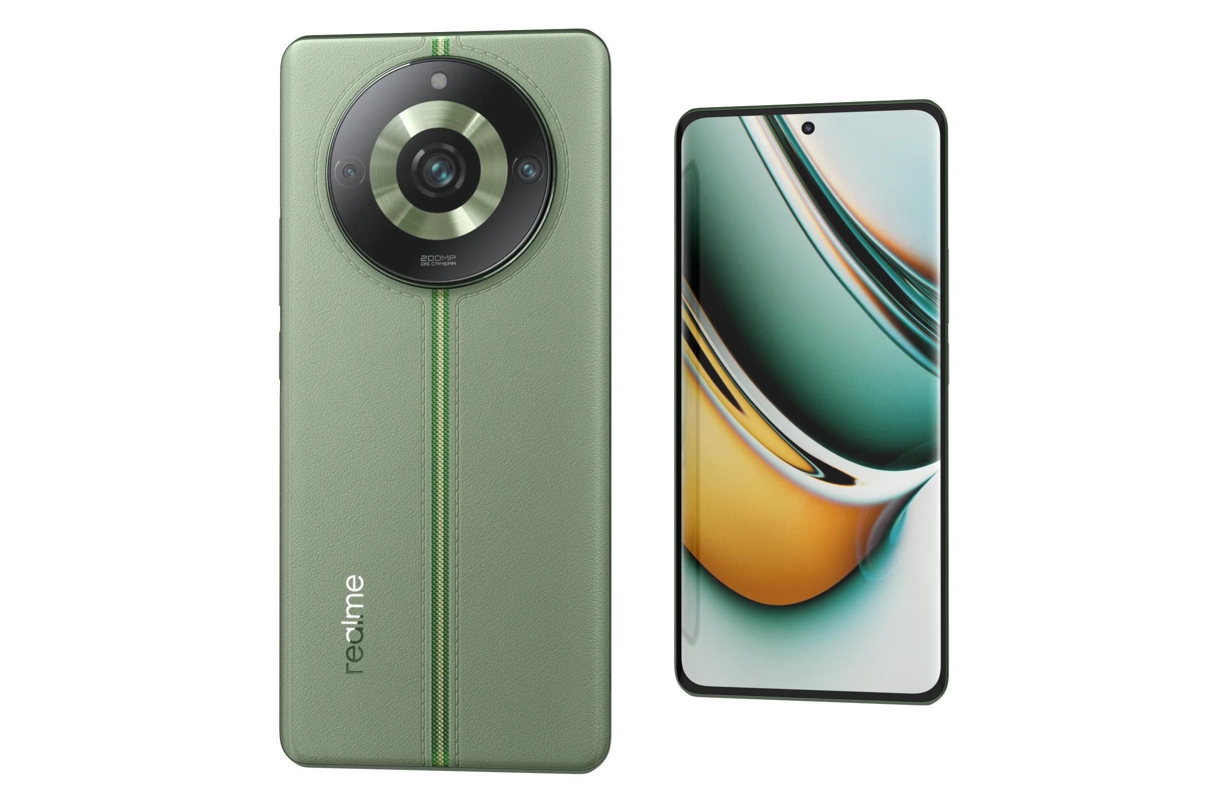 Realme 11 or 11 Pro And 11 Pro Plus Low-poly 3D model_96