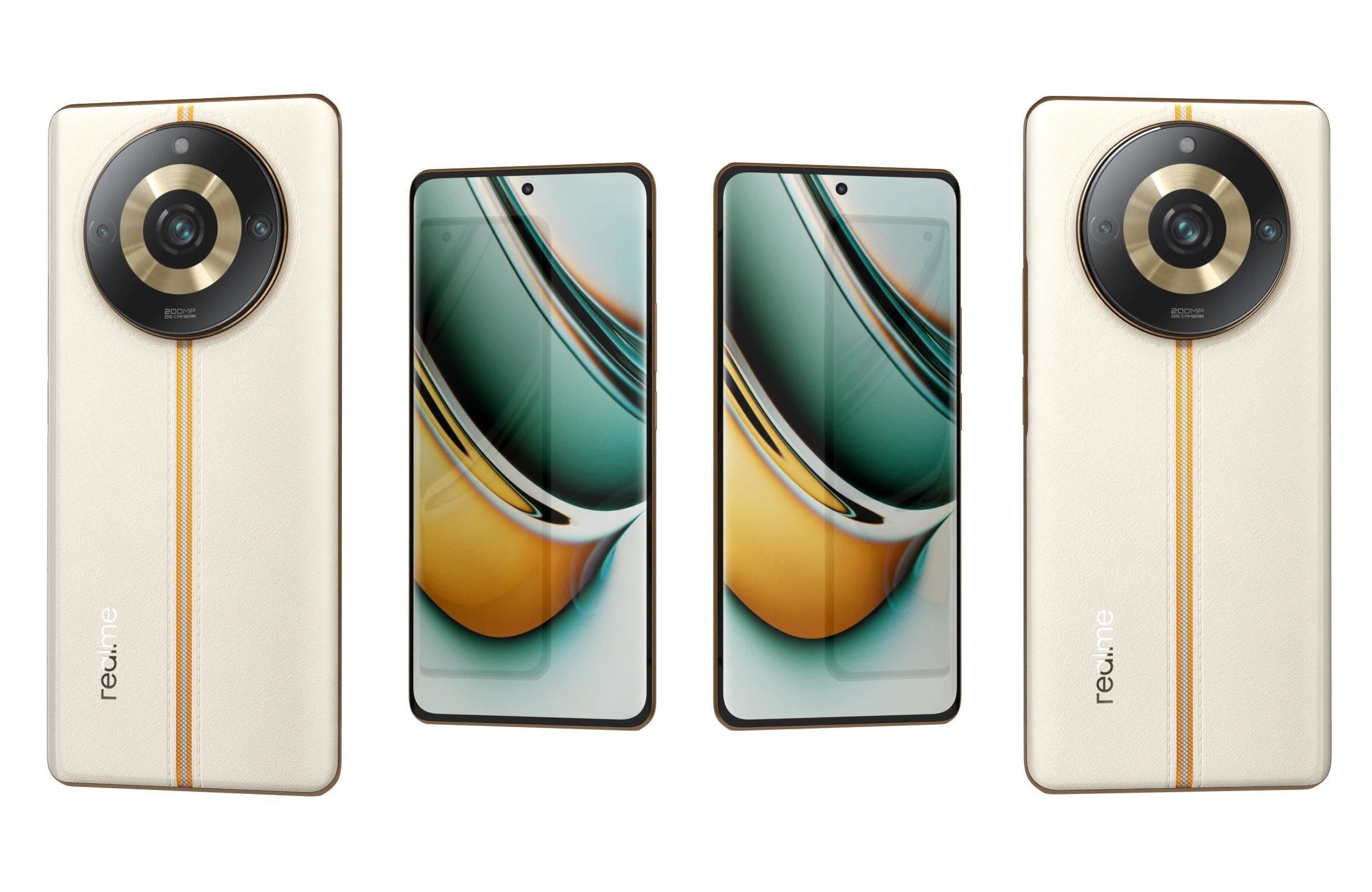 Realme 11 or 11 Pro And 11 Pro Plus Low-poly 3D model_111