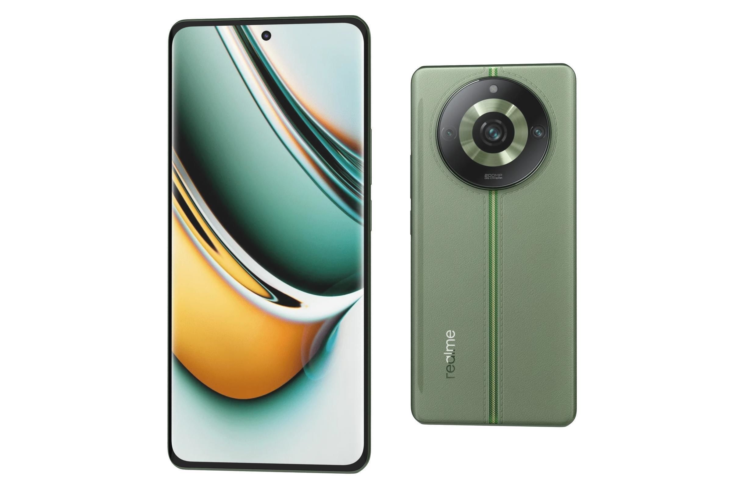 Realme 11 or 11 Pro And 11 Pro Plus Low-poly 3D model_95