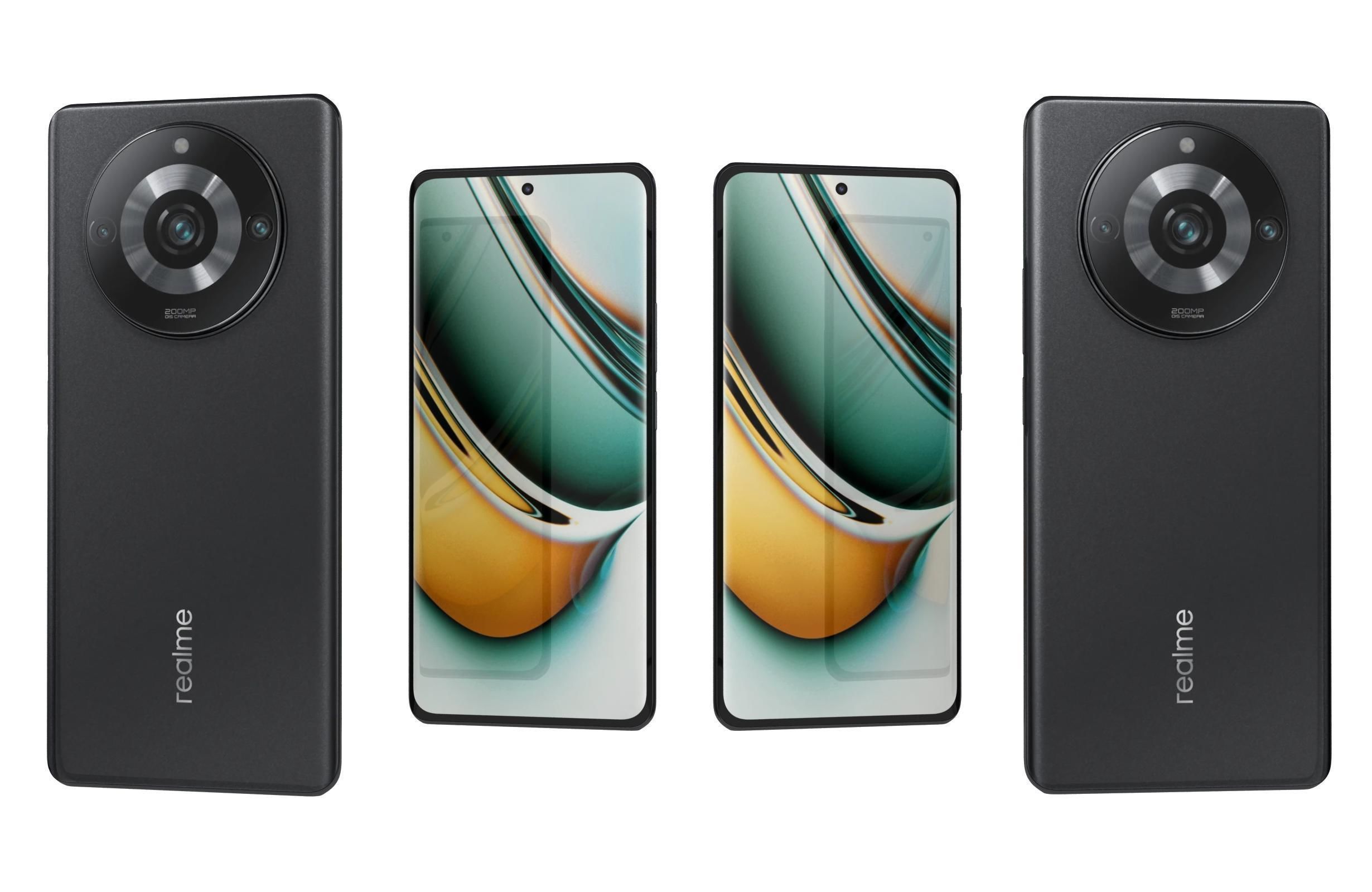 Realme 11 or 11 Pro And 11 Pro Plus Low-poly 3D model_82