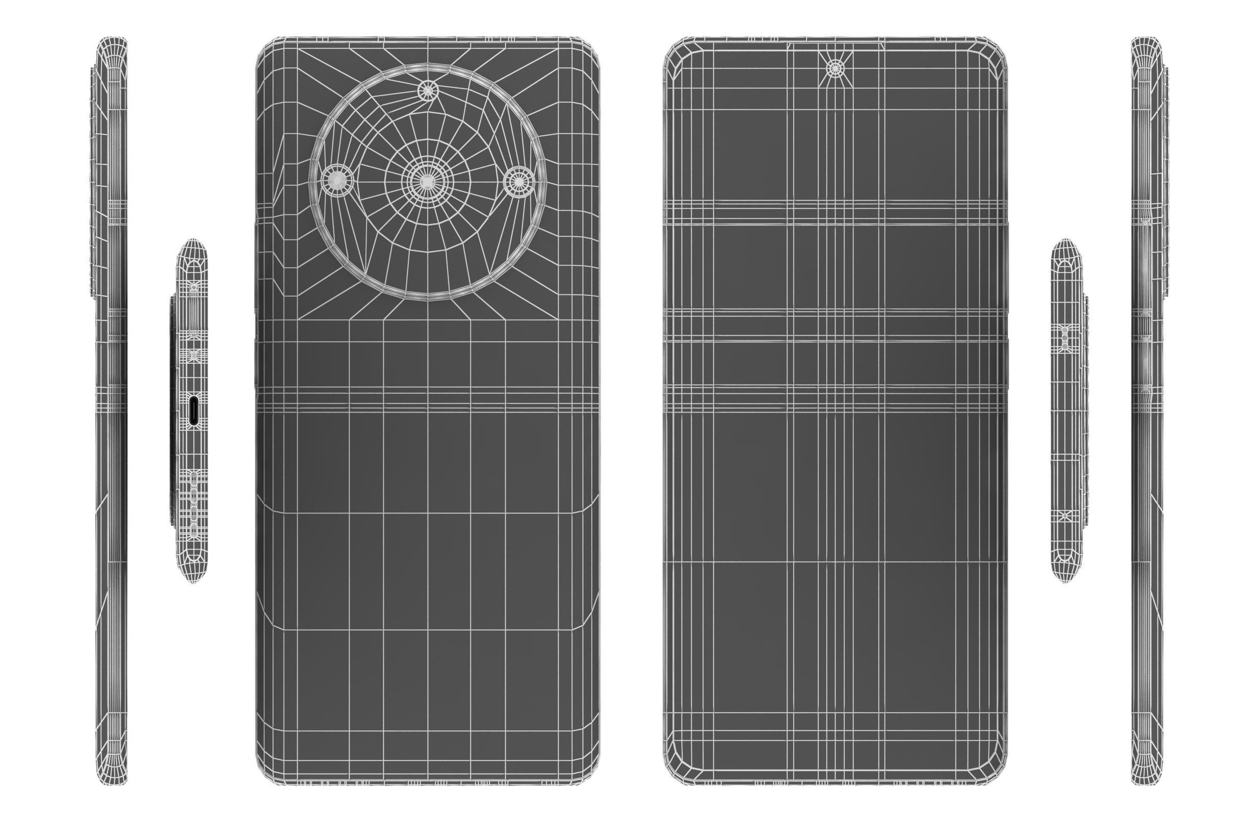 Realme 11 or 11 Pro And 11 Pro Plus Low-poly 3D model_37