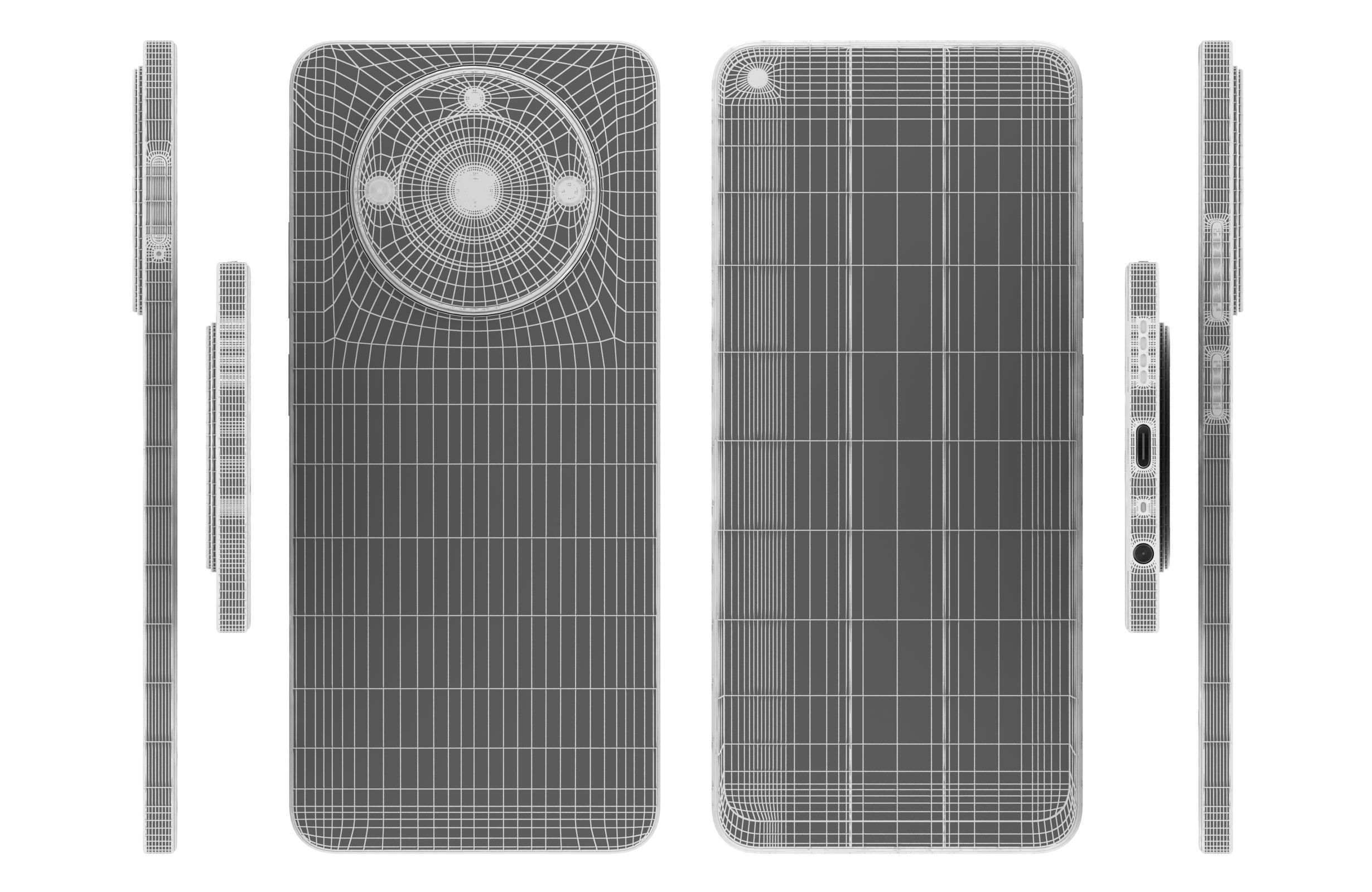 Realme 11 or 11 Pro And 11 Pro Plus Low-poly 3D model_72