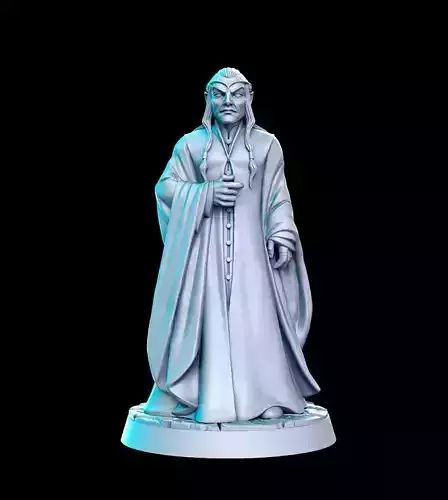 Elrond  Hobbit The Lord of the Rings LOTR 32mm Pre-supported 3D print model