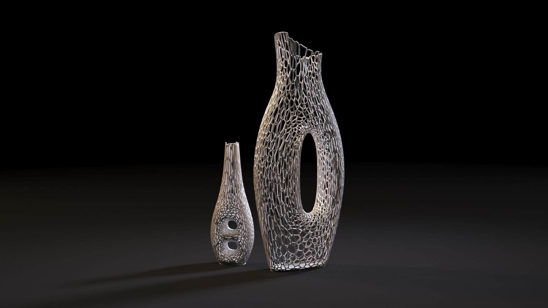 Decorative vases for dry wood 3D print model_4