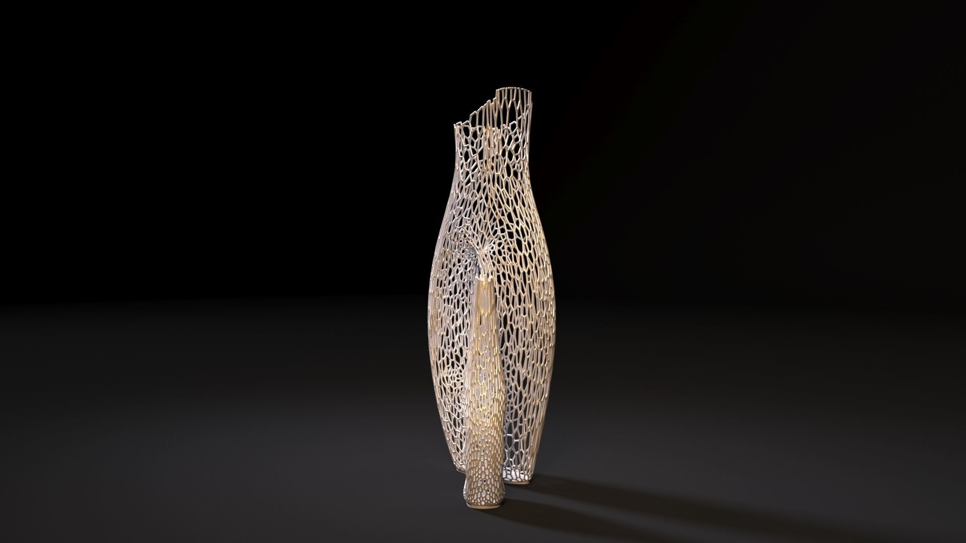 Decorative vases for dry wood 3D print model_2