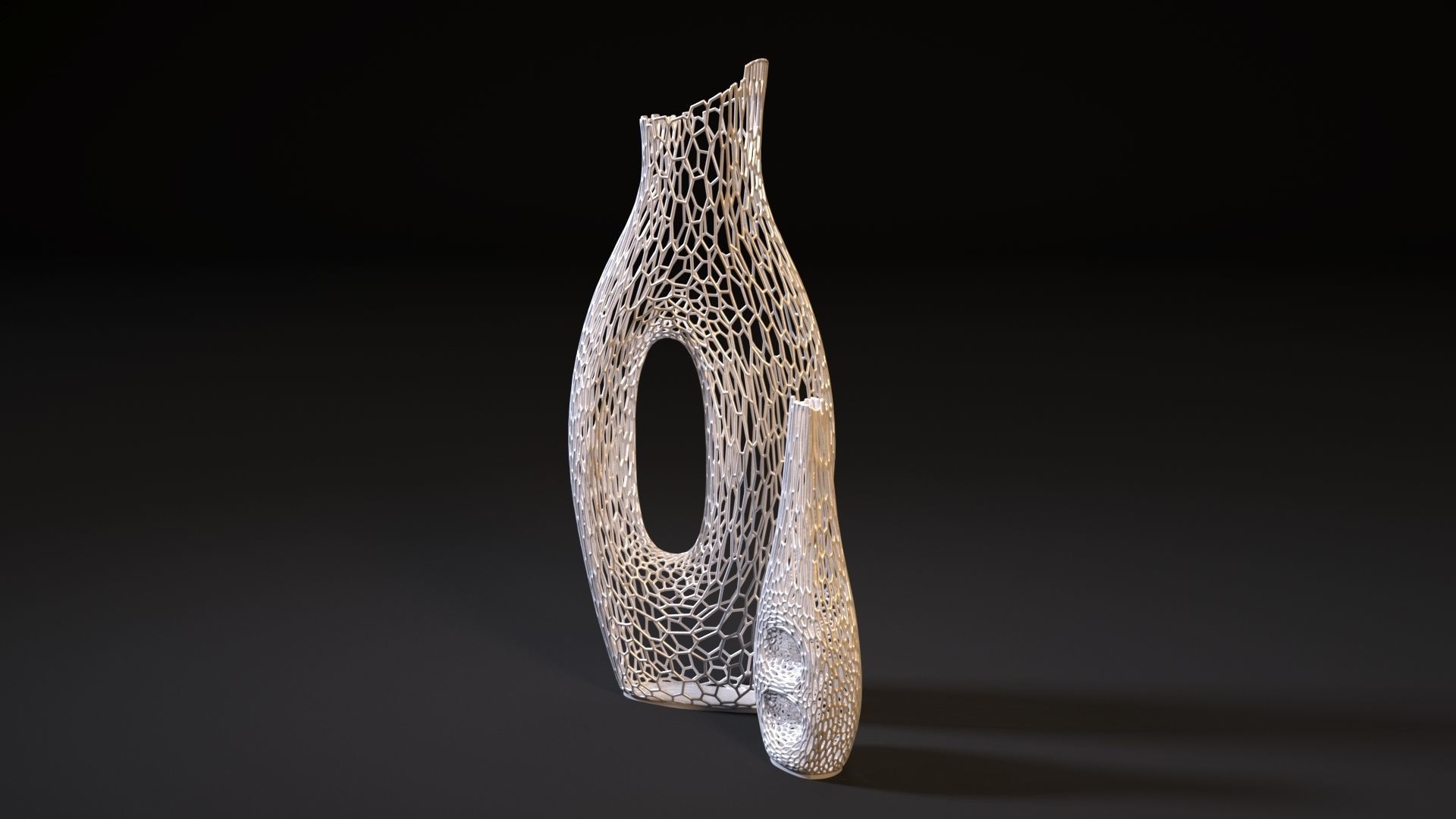 Decorative vases for dry wood 3D print model_1