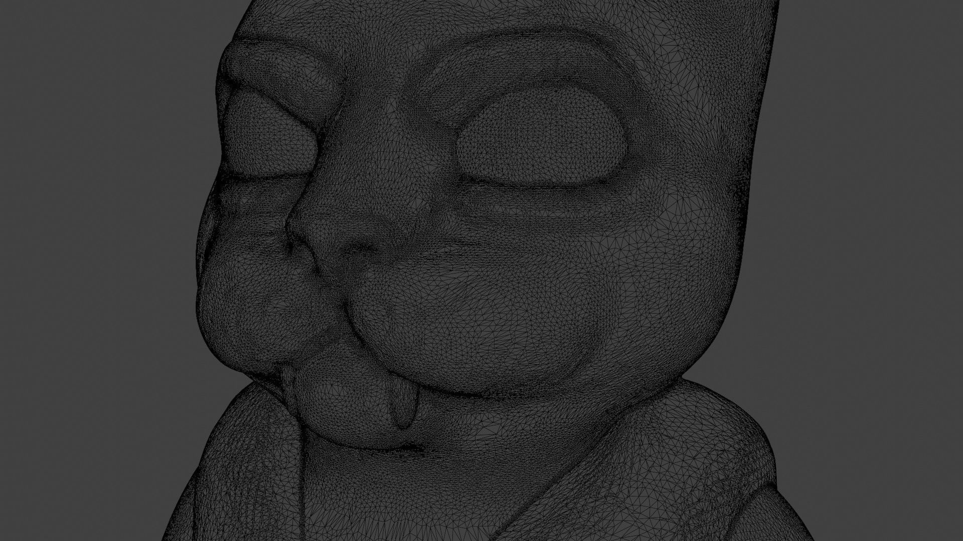 Cartoon Angry Kitty Boy 3D print model_18