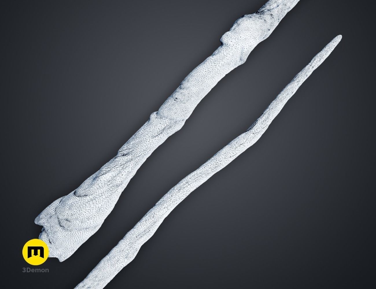 Hogwarts Legacy Wand Natural 3D print model_3